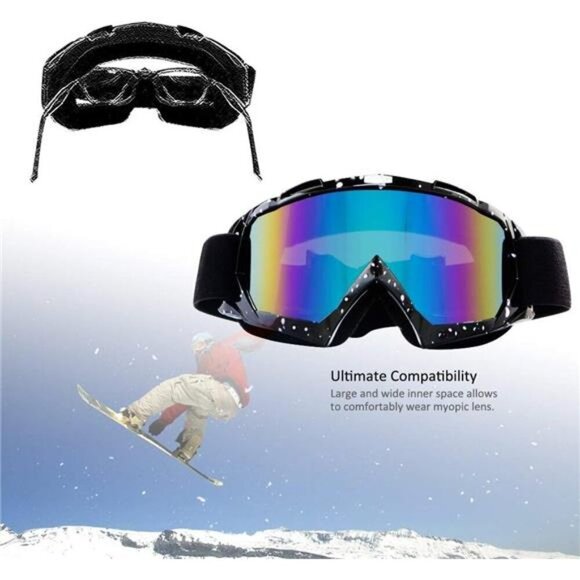 Motorcycle Goggles DirtBike Goggles Windproof ATVDustproof Racing GogglesScratch - Picture 6 of 7